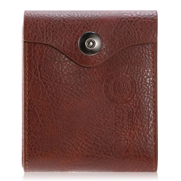 Men's Wallet PU Leather Bifold Purse Slim RFID Blocking Card Holder