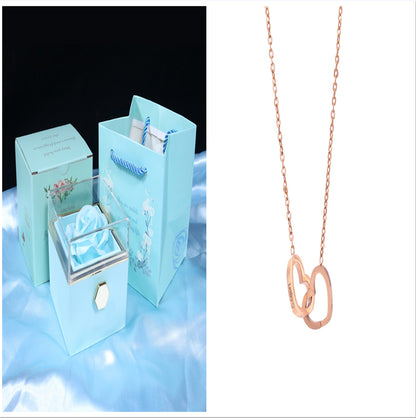 Rotating Rose Jewelry Gift Box – Valentine Edition