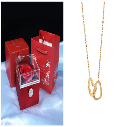 Rotating Rose Jewelry Gift Box – Valentine Edition