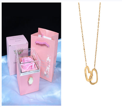 Rotating Rose Jewelry Gift Box – Valentine Edition