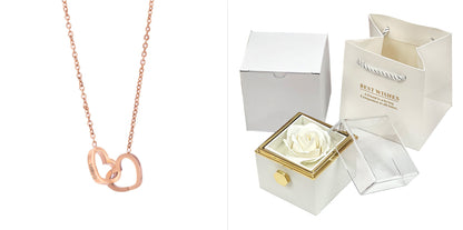 Rotating Rose Jewelry Gift Box – Valentine Edition