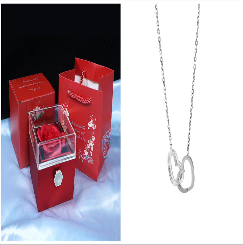 Rotating Rose Jewelry Gift Box – Valentine Edition