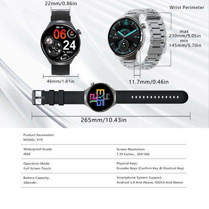 SENBONO™ V19 Executive CallSmart Watch