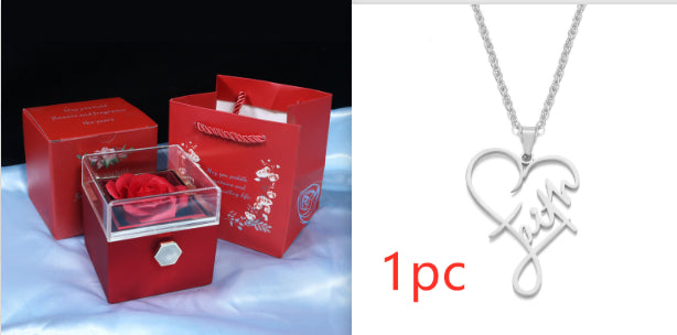Rotating Rose Jewelry Gift Box – Valentine Edition