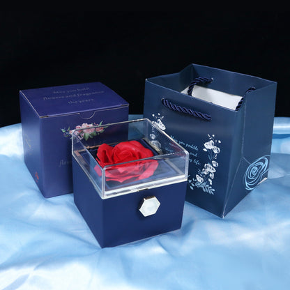 Rotating Rose Jewelry Gift Box – Valentine Edition