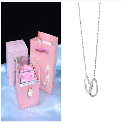 Rotating Rose Jewelry Gift Box – Valentine Edition