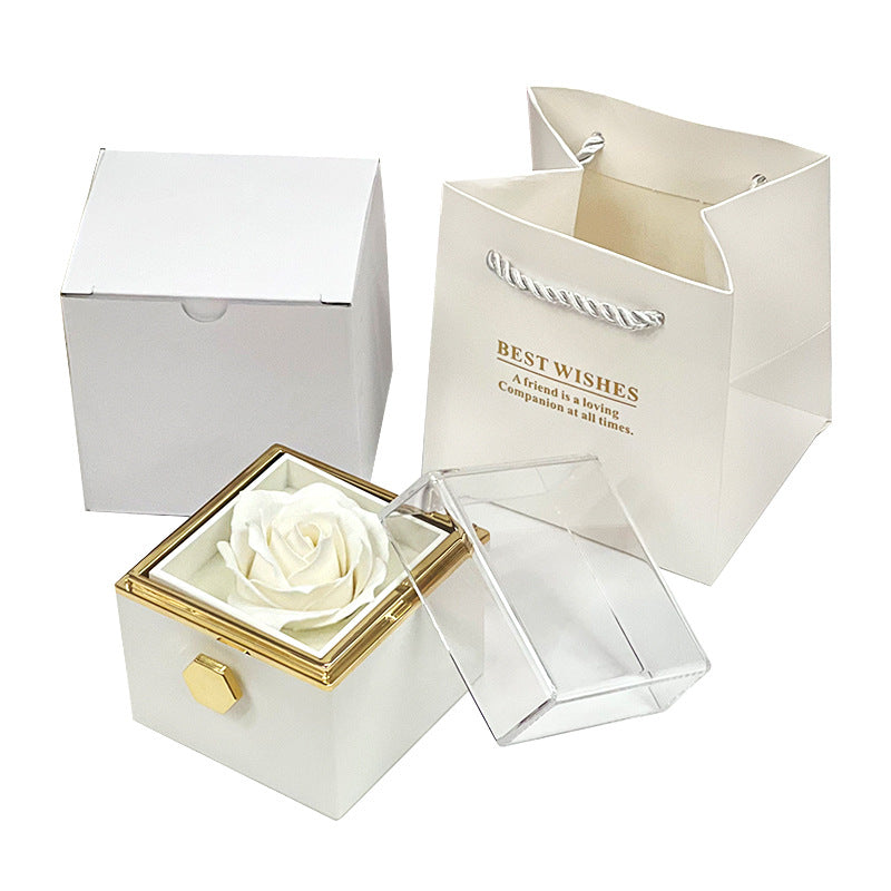 Rotating Rose Jewelry Gift Box – Valentine Edition